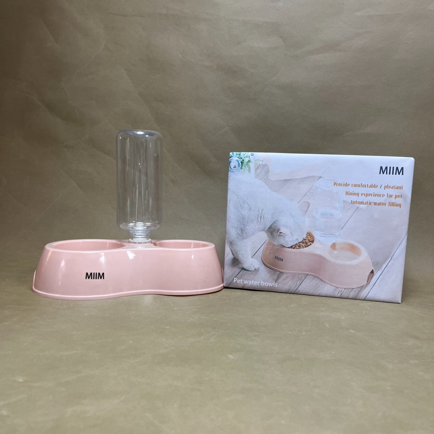 MIIM   Pet water bowls ,Automatic Pet water bowls for Cat & Dog, Non-Skid & Easy-Clean