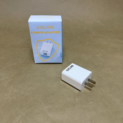 HJXCLIMB   Power adapters,USB Wall Charger ,Dual Port Cube Power Adapter Plug Block Charging Box Brick