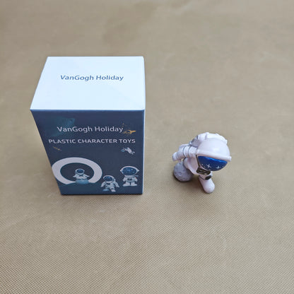 VanGogh Holiday  Plastic character toys ,Astronaut Decor, Cake Topper Spaceman Statues