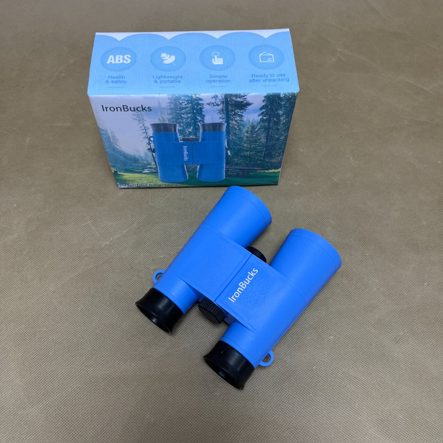 IronBucks  Hunting binoculars ,Large View Binoculars with Clear Low Light Vision - Lightweight Waterproof Binocular
