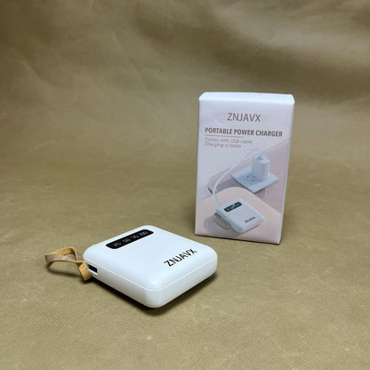 ZNJAVX  Portable power chargers ,Portable Charger, Slimmest 10000mAh 5V/3A Power
