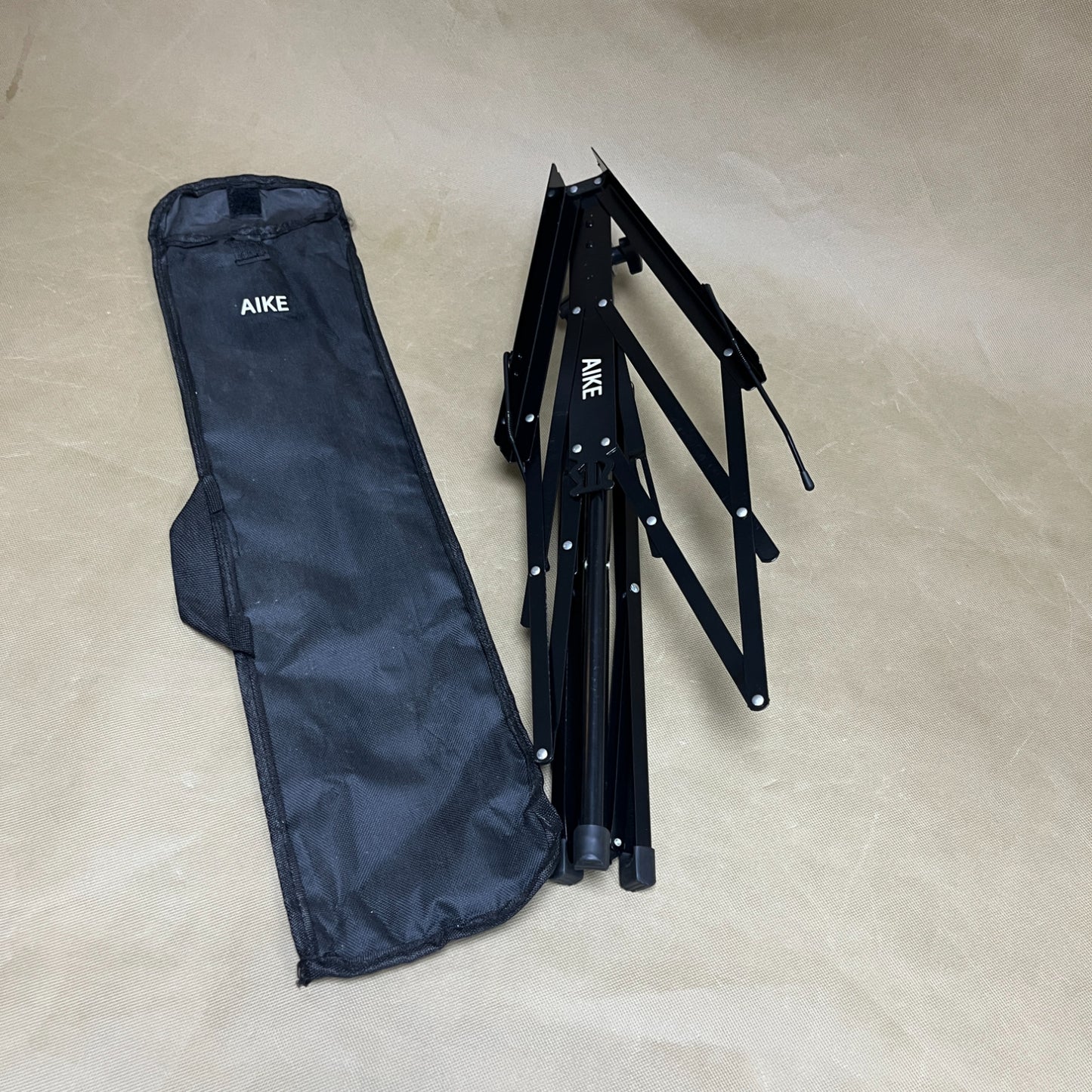 AIKE  Music stands and stands for musical instruments, Foldable & Portable Metal Sheet Music Stand with Carrying Bag