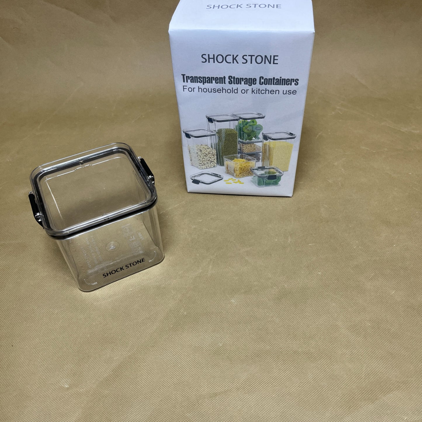 SHOCK STONE  Containers for household or kitchen use , Plastic Storage Containers for Kitchen & Pantry Organization and Storage