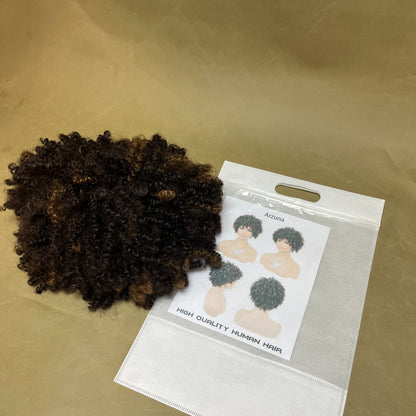 Arzuna Human hair,Human Hair Wigs for Black Women Brazilian Virgin Short Curly Afro Wigs