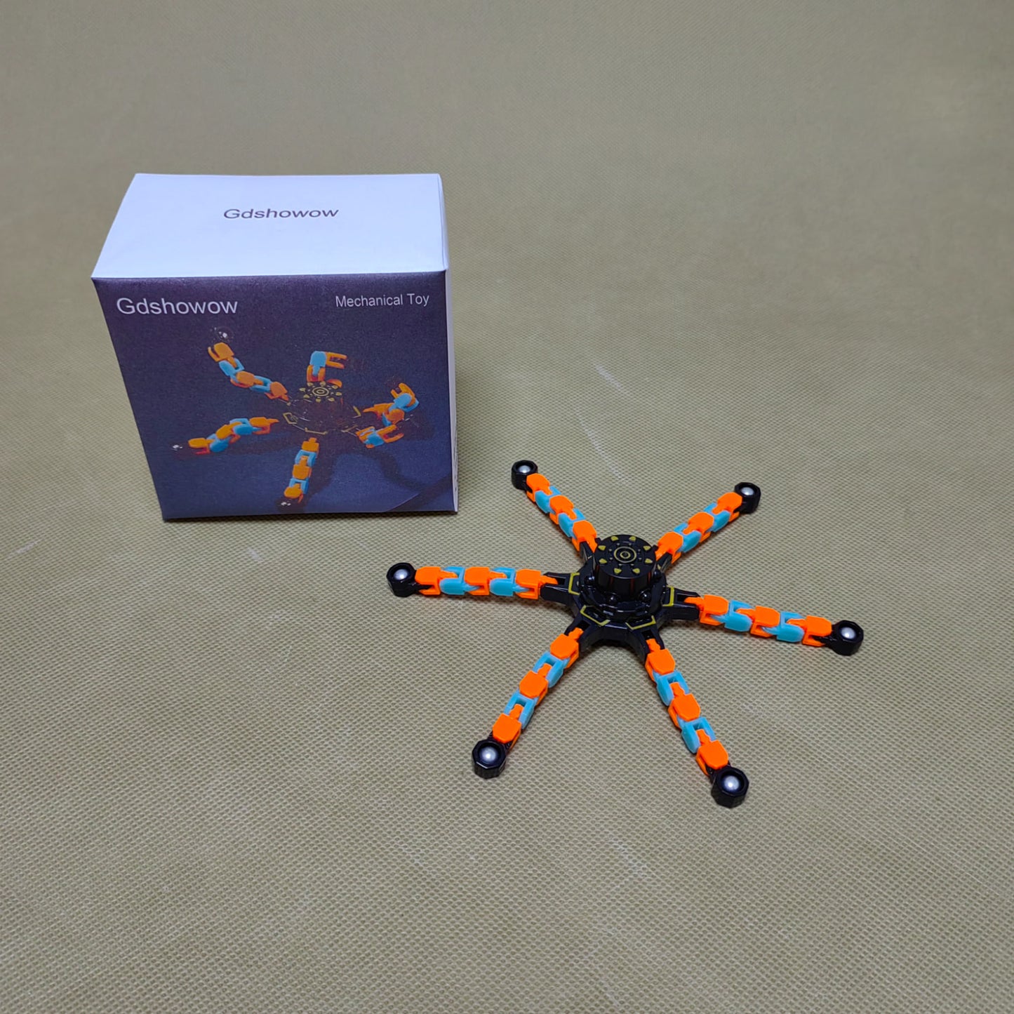 Gdshowow Mechanical toys ,Transformable Fidget Spinners for Kids and Adults Easter Birthday Party Favors for Boys and Girls