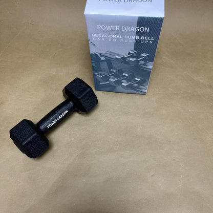 POWER DRAGON  Dumb-bells  ,Neoprene Dumbbell , Anti-roll, Hex Shape ,for Men & Women