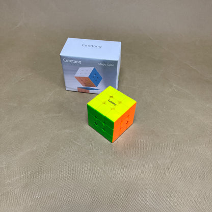 Cutetang  Speed Cube , 3x3 Speed Cube Stickerless Magic Cube 3x3x3 Puzzles Toys