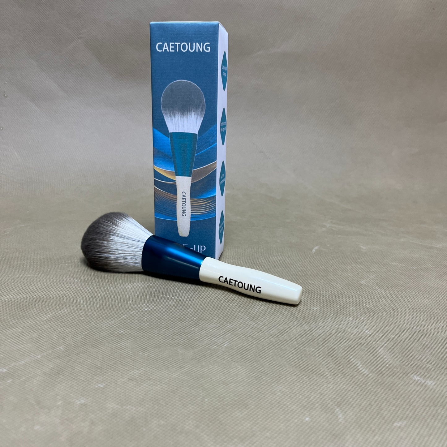CAETOUNG   make-up brushes ,Large Shaped Makeup Brush For Pressed & Loose Powder, Bronzer