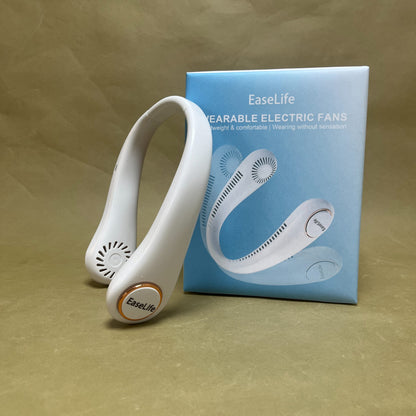EaseLife   Wearable electric fans,Portable Neck Fan,Wearable Quiet Fan for Outdoor Indoor, USB Rechargeable