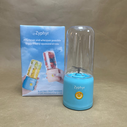 Zyphyr  Electric fruit presses for household use ,Portable Blender Smoothies Personal Blender , USB Rechargeable
