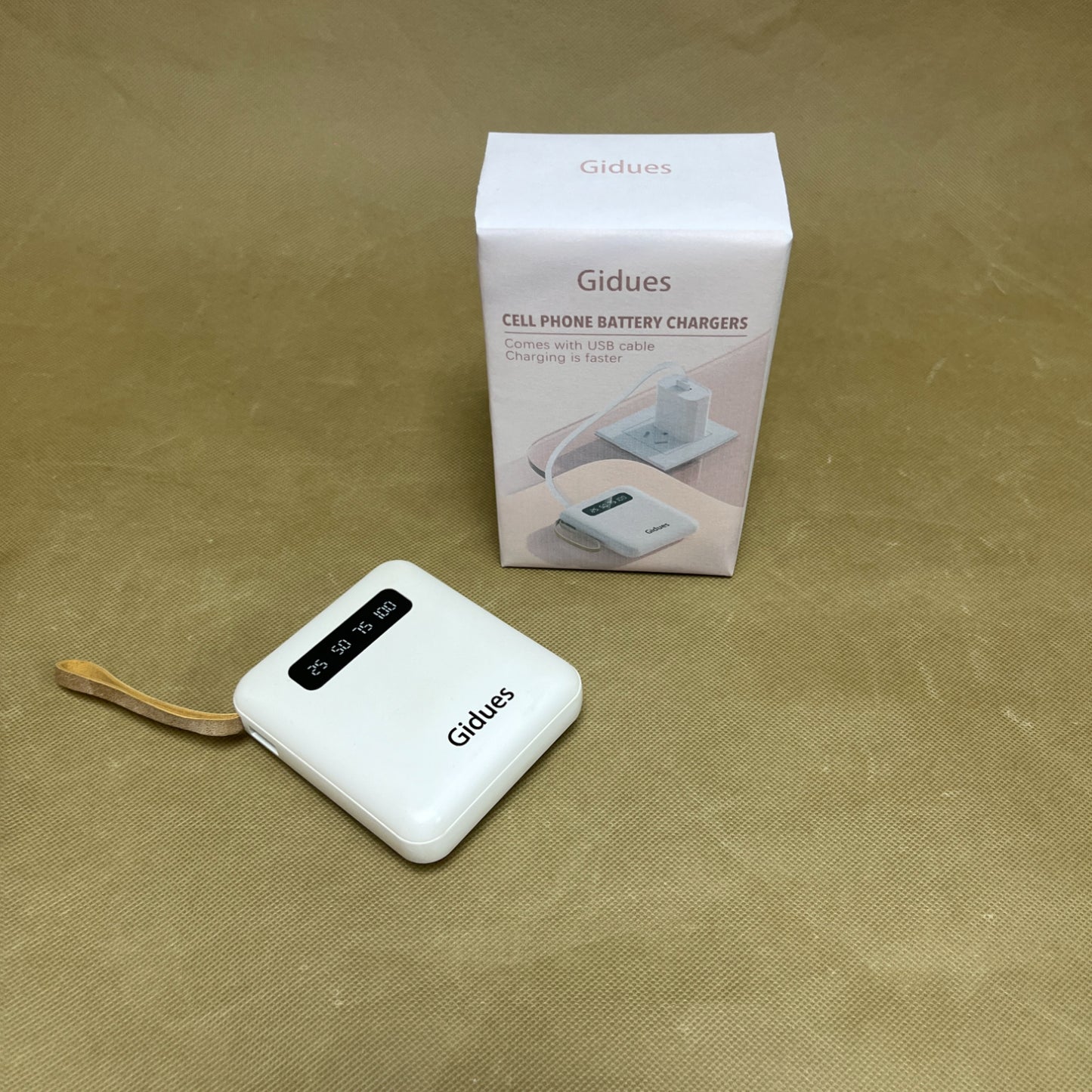 Gidues  Cell phone battery chargers ,Portable Charger Power Bank ,LED Display USB-C Portable Cell Phone Charger