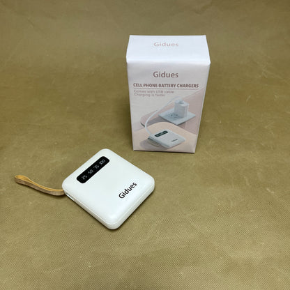 Gidues  Cell phone battery chargers ,Portable Charger Power Bank ,LED Display USB-C Portable Cell Phone Charger