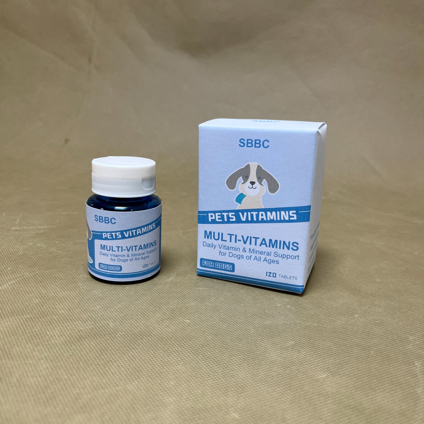 SBBC   Vitamins for pets ,Vitamin Solutions 120 Count, Chewable Tablets for Dogs, Helps Support Overall Wellness