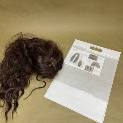 chicdiy   False hair , Women Long Curly Heat Resistant Black Hair Wig, for Girls Daily Party