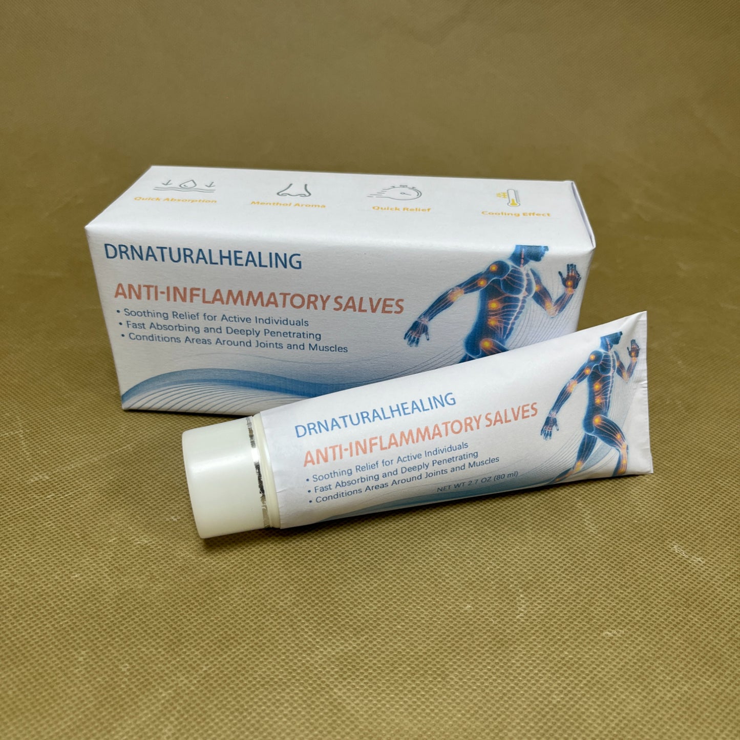 DRNATURALHEALING  Anti-inflammatory salves, Muscle Pain, Inflammation, Soreness, and Bruises, Non-greasy