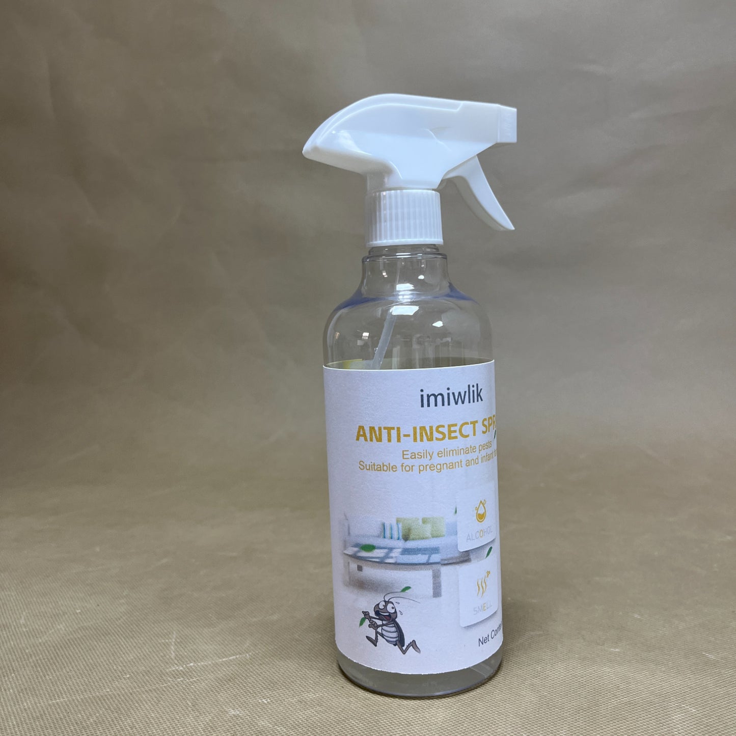 imiwlik  Anti-insect spray , Indoor and Outdoor Use, Plant-Based Formula Ants, Bed Bugs, Dust Mites Spiders