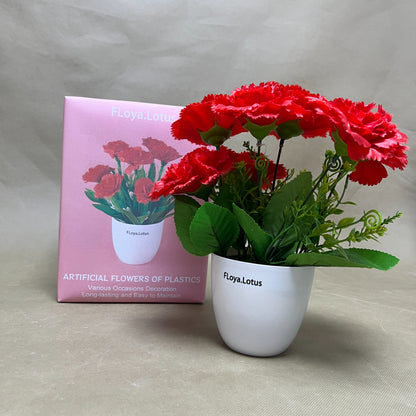 FLoya.Lotus  Artificial flowers,Artificial Flowers for Outdoor ,for  Planters Indoor Outside Garden