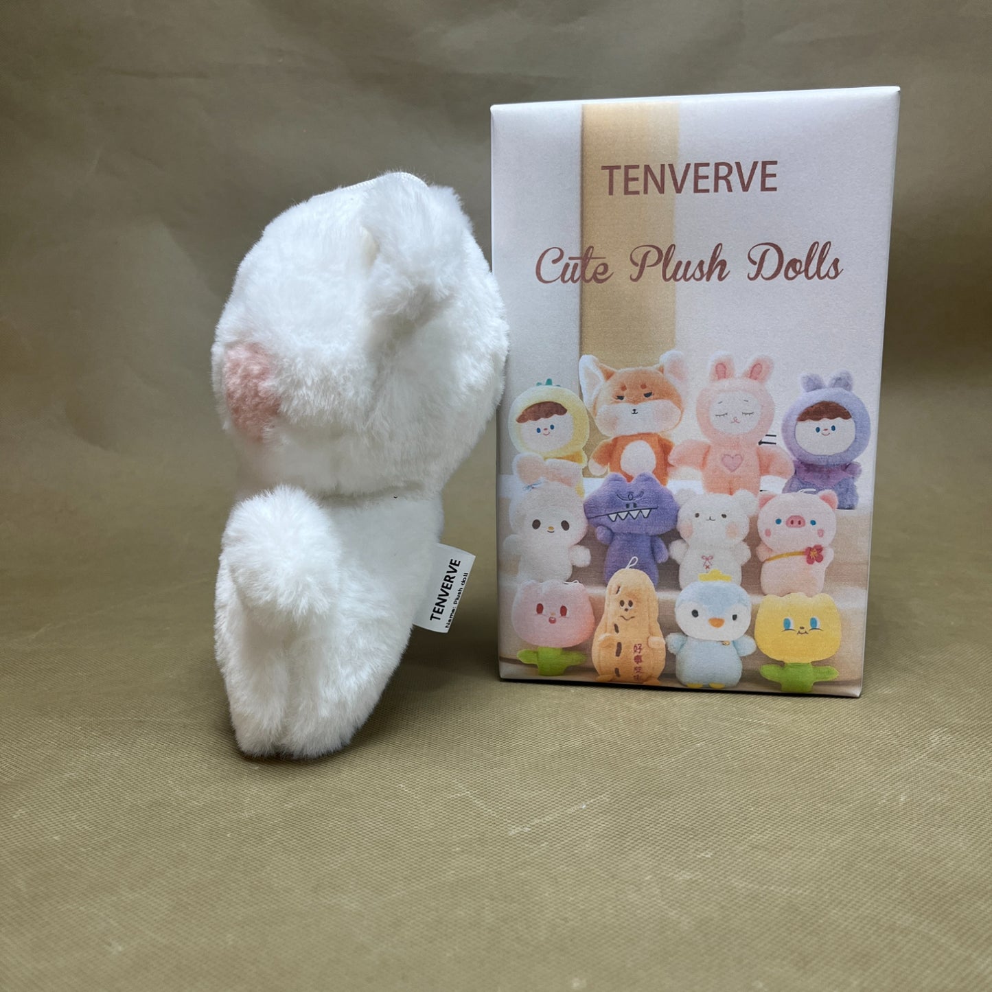 TENVERVE  Stuffed and plush toys,  Soft Stuffed Animals for Kids,for Little Hands, Cuddly Travel Toys