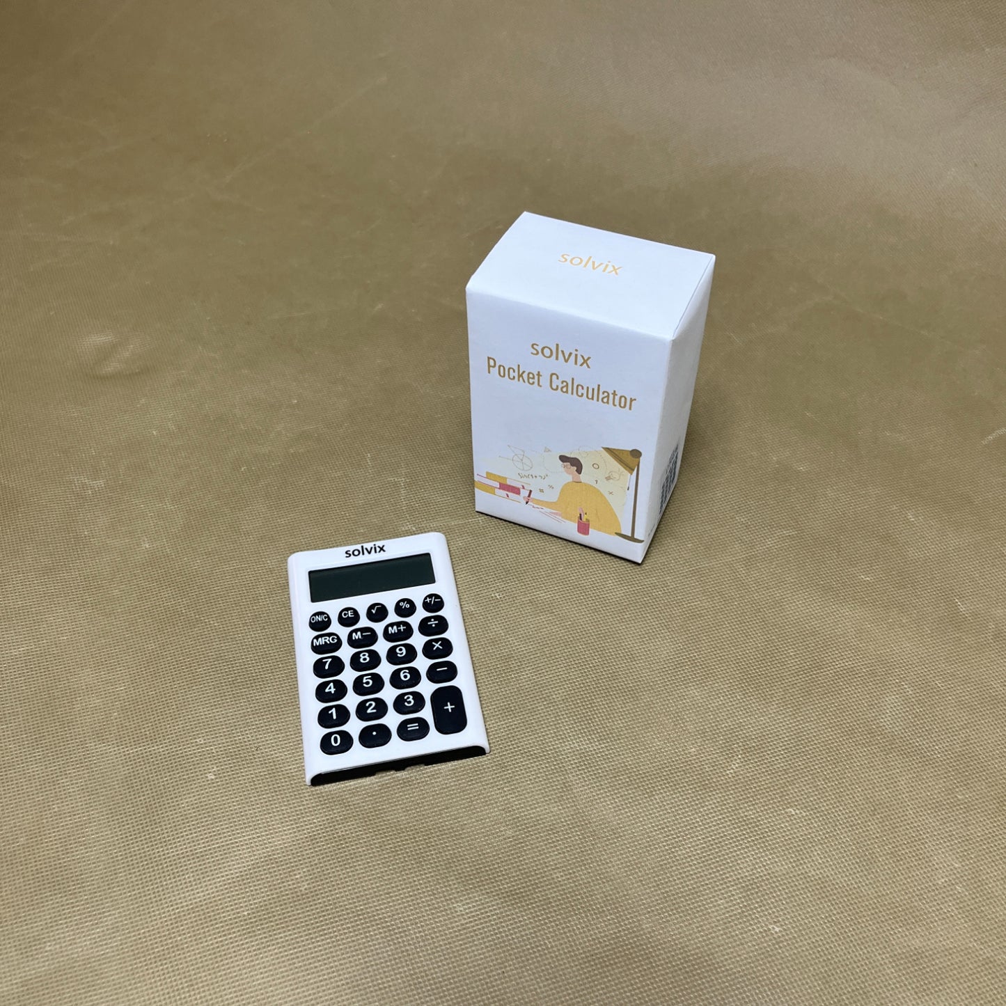 solvix   Pocket calculators , Large 8-Digit Display ,Basic Math Functions, for Home & Office