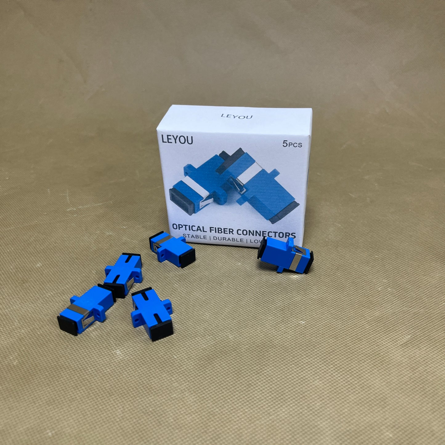 LEYOU   Optical fiber connectors , Simplex Fiber Optical Adapters Cable Connectors