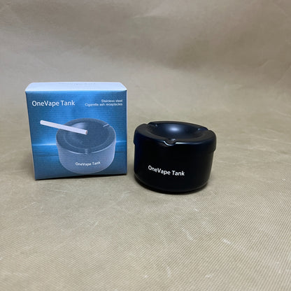 OneVape Tank  Ashtrays for smokers ,Waterproof Windproof Stainless Steel Ash Trays ,Durable, Easy to Clean