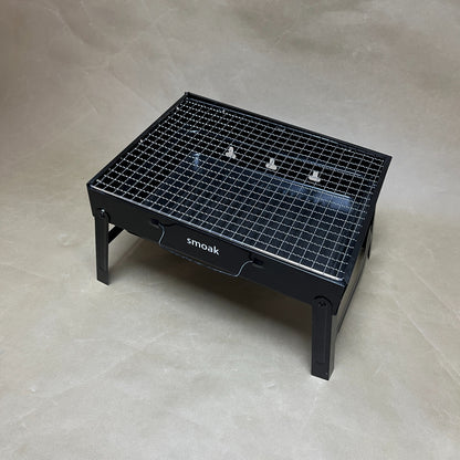 smoak   Barbecue grills,Portable Charcoal Grill,Small Grill Outdoor for Travel Backyard Picnic Beach