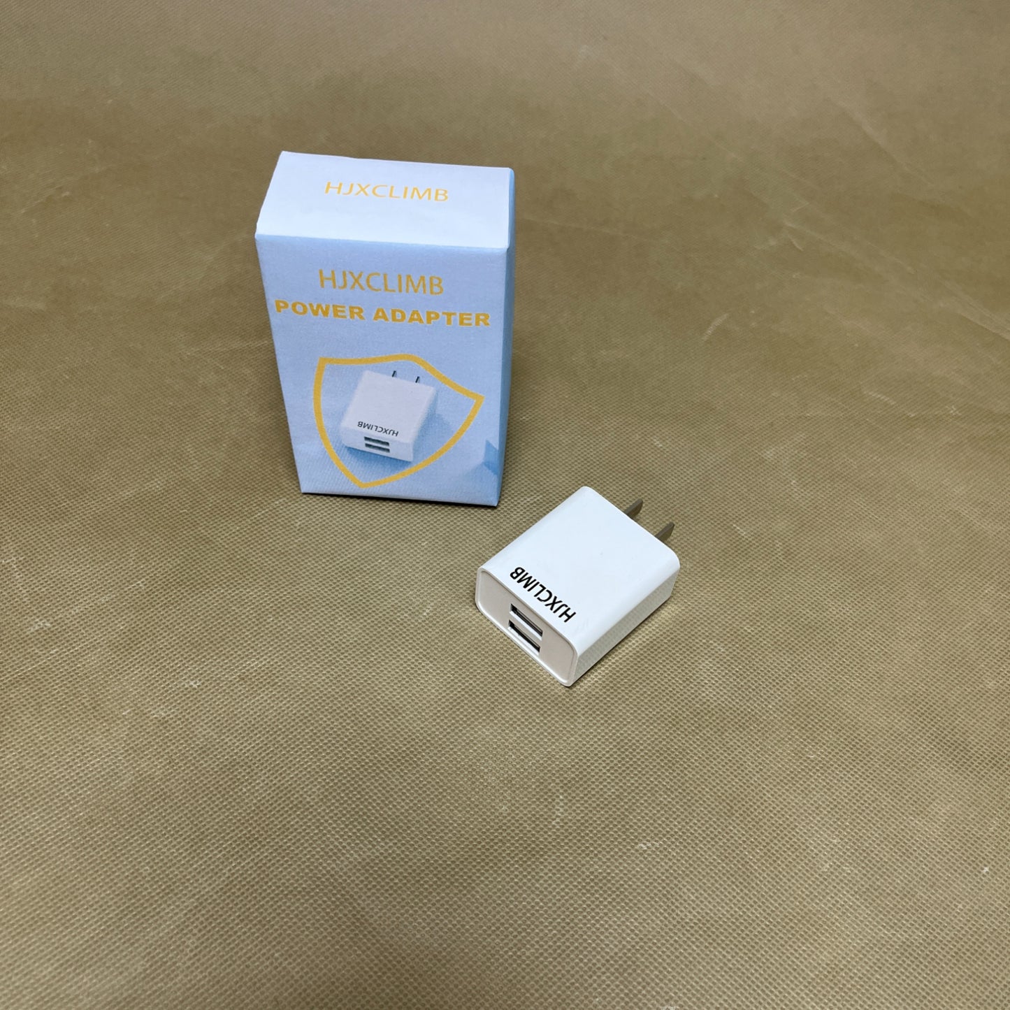 HJXCLIMB   Power adapters,USB Wall Charger ,Dual Port Cube Power Adapter Plug Block Charging Box Brick