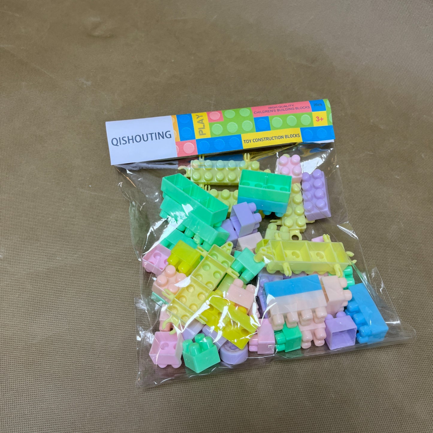QISHOUTING  Toy construction blocks ,Mega Building Blocks for preschoo,for Toddler to Improve Imagination、Creativity、Hands-on Ability