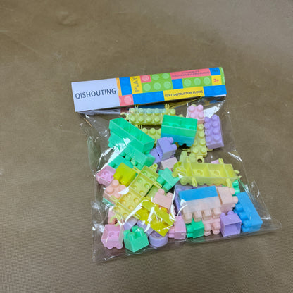 QISHOUTING  Toy construction blocks ,Mega Building Blocks for preschoo,for Toddler to Improve Imagination、Creativity、Hands-on Ability