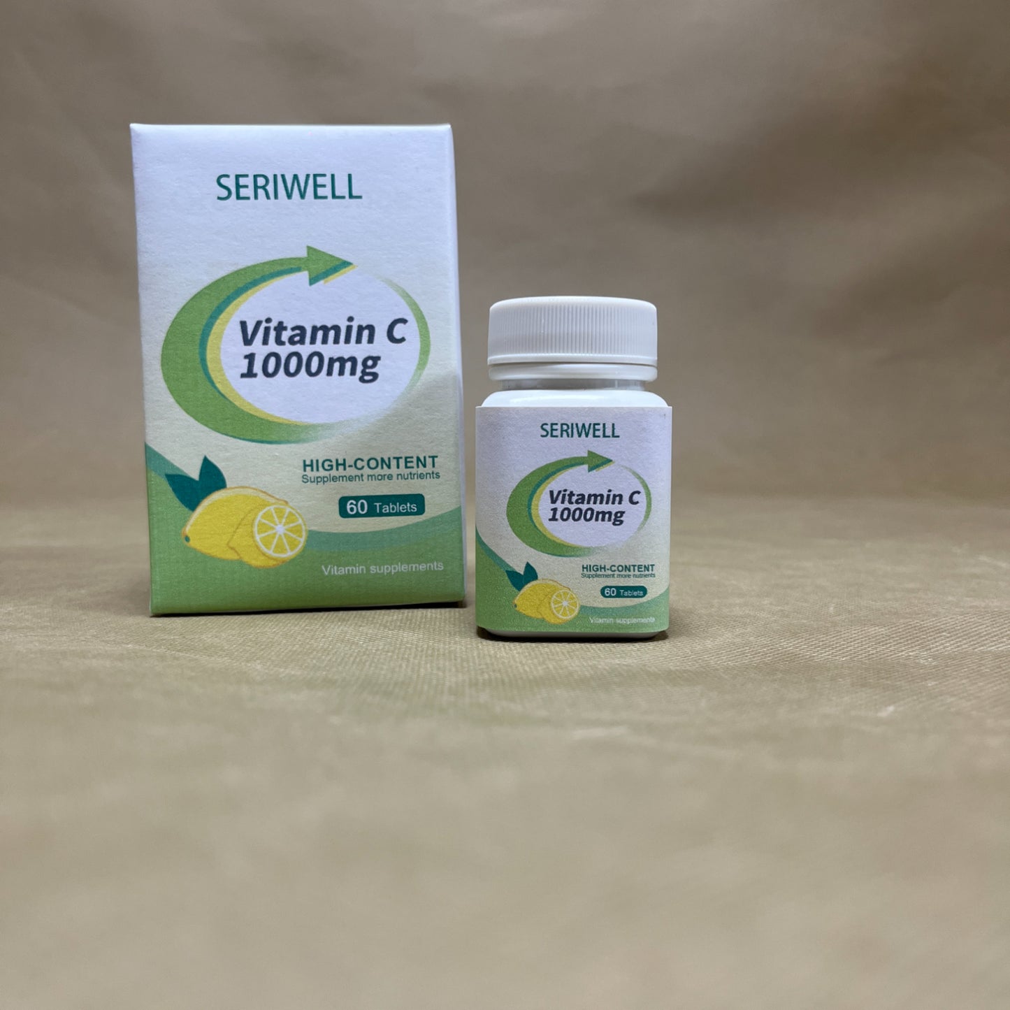SERIWELL  Vitamin supplements ,Strength Vitamin C 1000 mg, Dietary Supplement for Immune Support