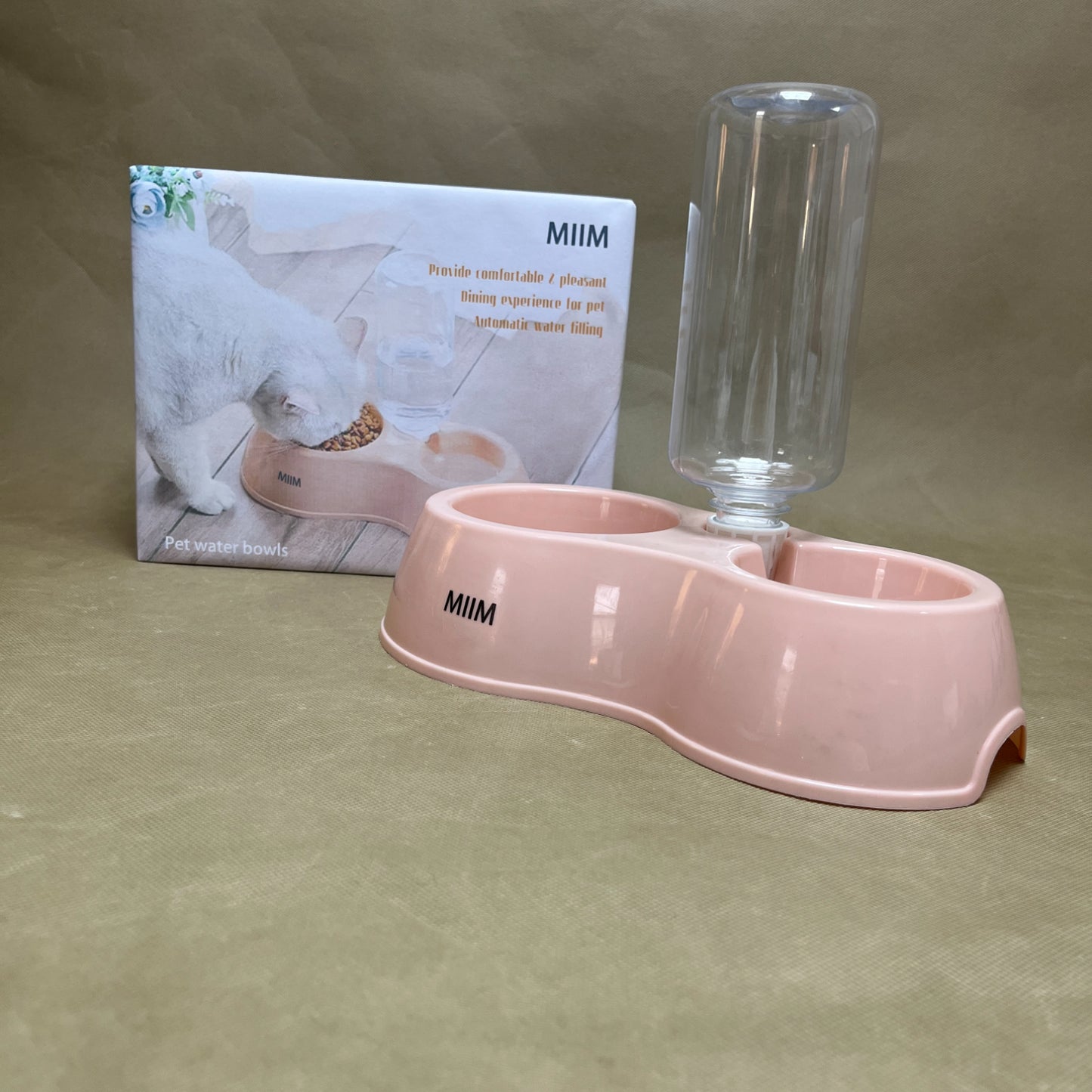 MIIM   Pet water bowls ,Automatic Pet water bowls for Cat & Dog, Non-Skid & Easy-Clean