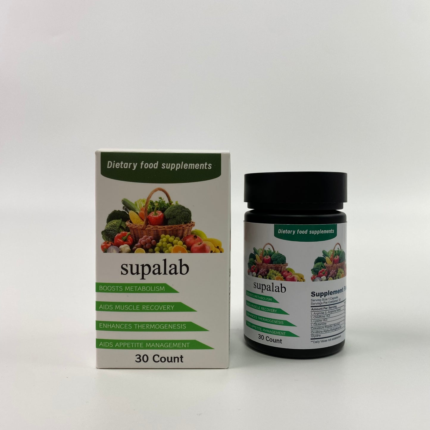supalab  Dietary food supplements，Fruits & Veggies Supplement, Vegetables and Greens – Non-GMO, Gluten Free