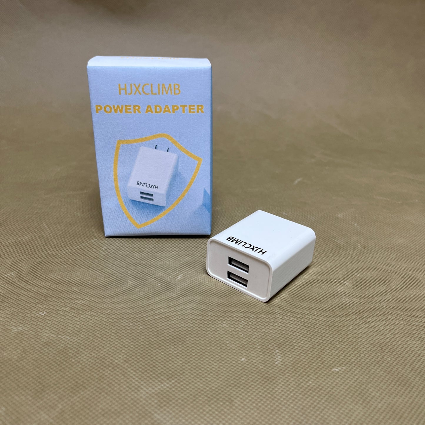HJXCLIMB   Power adapters,USB Wall Charger ,Dual Port Cube Power Adapter Plug Block Charging Box Brick