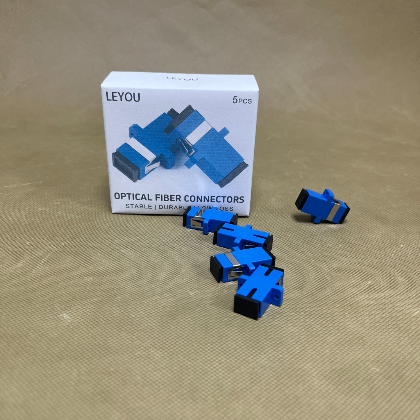 LEYOU   Optical fiber connectors , Simplex Fiber Optical Adapters Cable Connectors