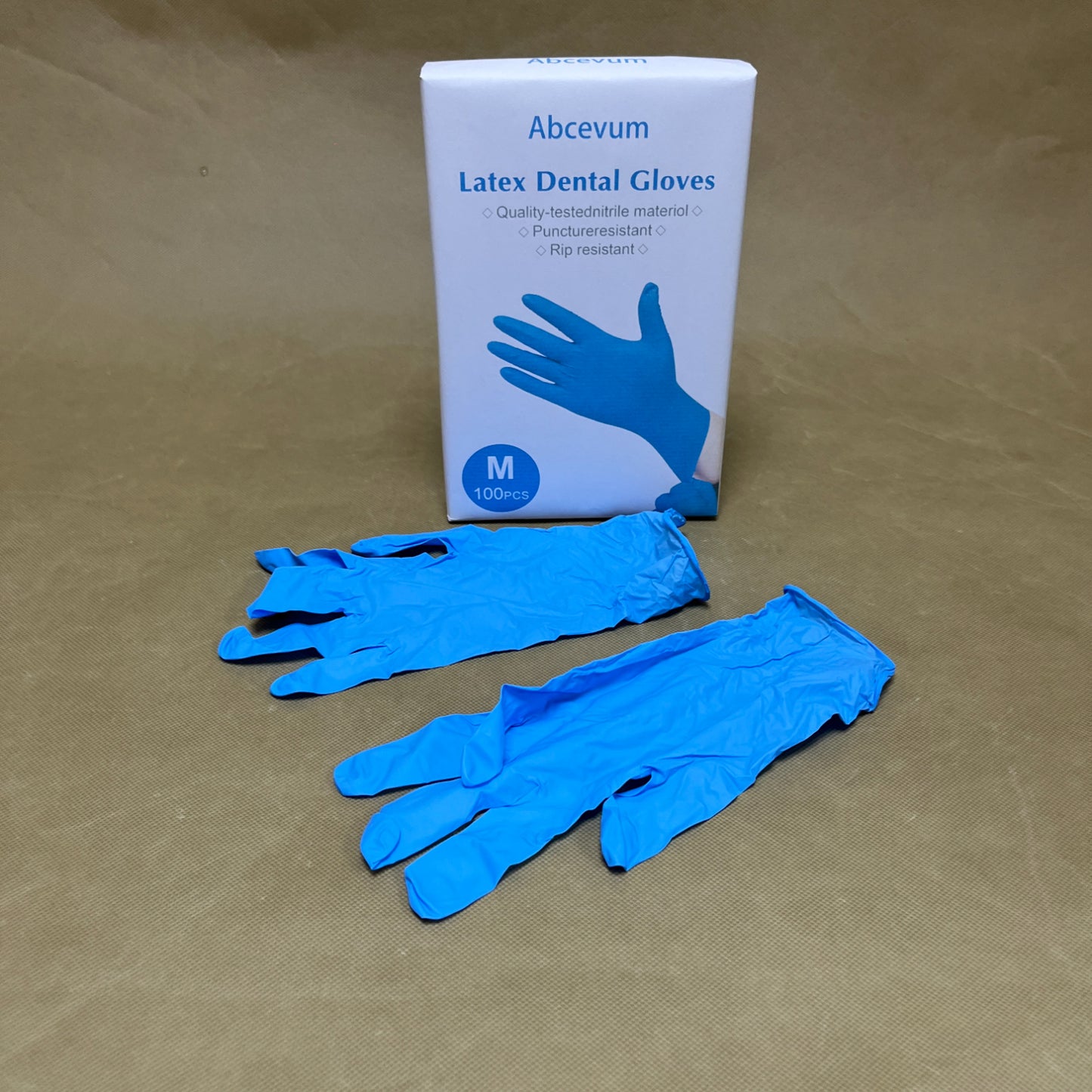 Abcevum  Dental gloves ,Nitrile Exam Gloves, Blue Disposable Gloves, Medical Grade, Food Grade, Latex Free, Powder Free