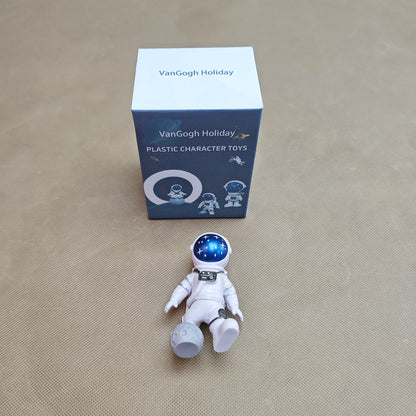 VanGogh Holiday  Plastic character toys ,Astronaut Decor, Cake Topper Spaceman Statues