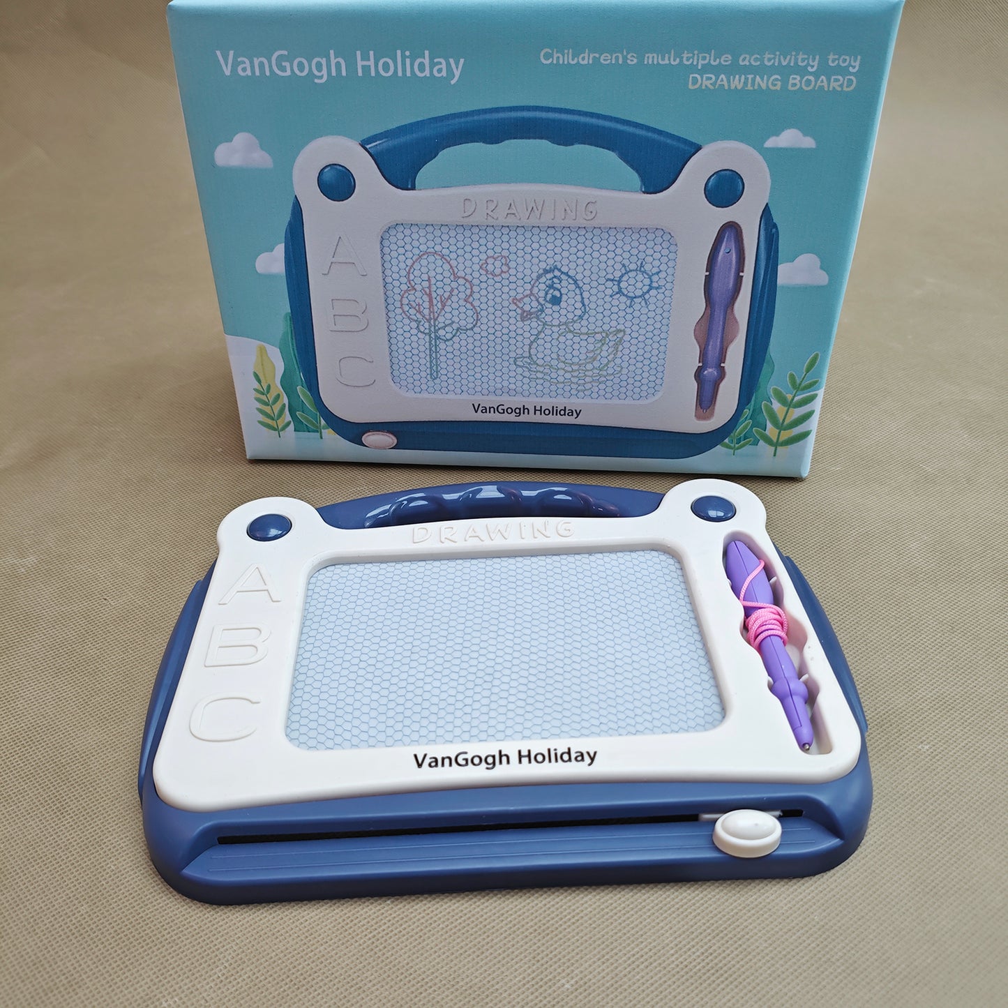 VanGogh Holiday  Drawing toys ,Magnetic Drawing Board Toddler Toys Gift for 2 3 Year Old Girls Boys, Sketch Writing Doodle Pad Age 2-4 Travel Games
