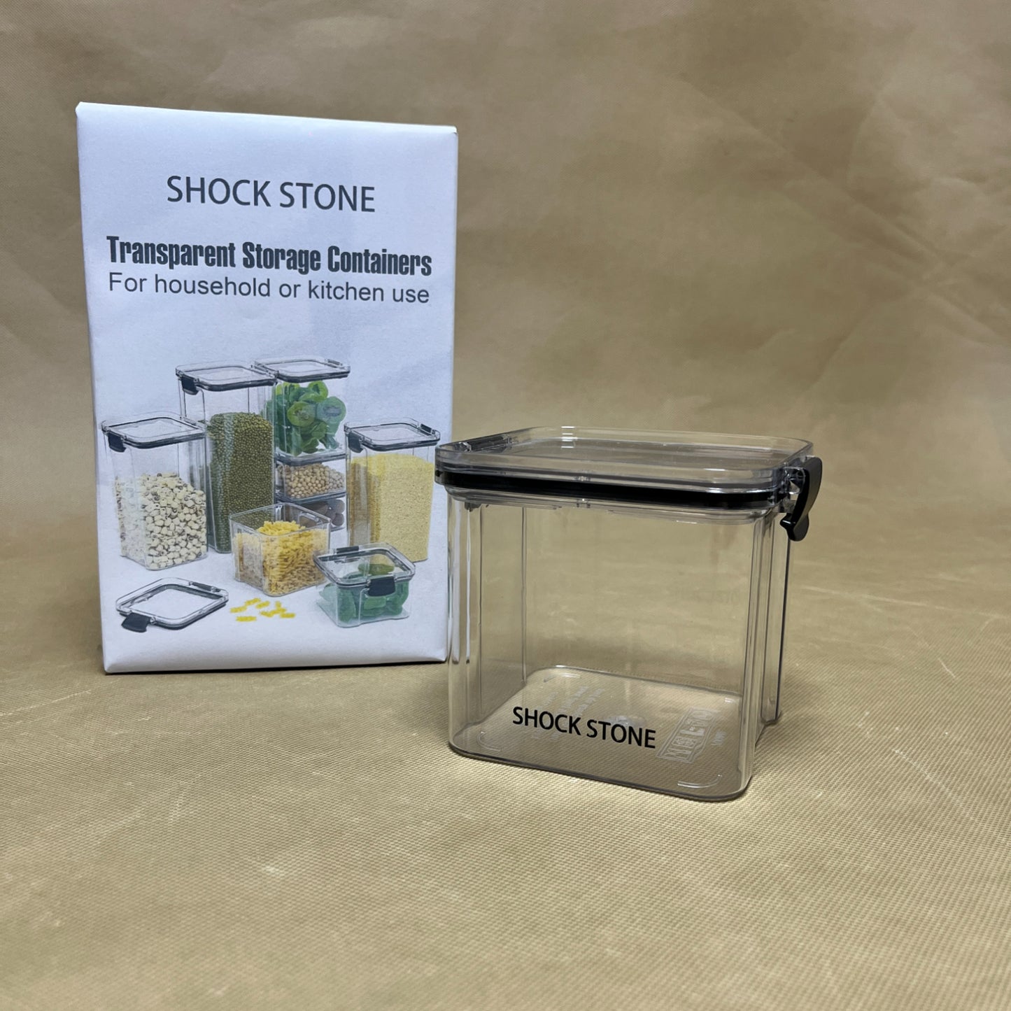 SHOCK STONE  Containers for household or kitchen use , Plastic Storage Containers for Kitchen & Pantry Organization and Storage