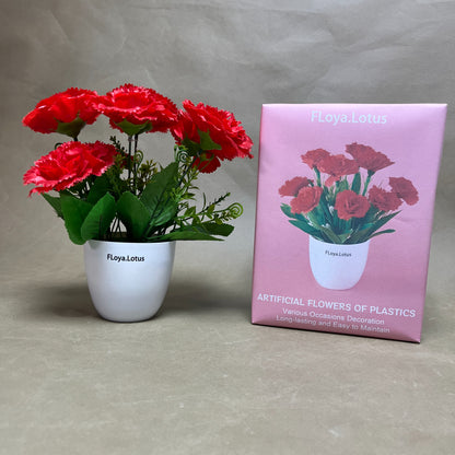 FLoya.Lotus  Artificial flowers,Artificial Flowers for Outdoor ,for  Planters Indoor Outside Garden