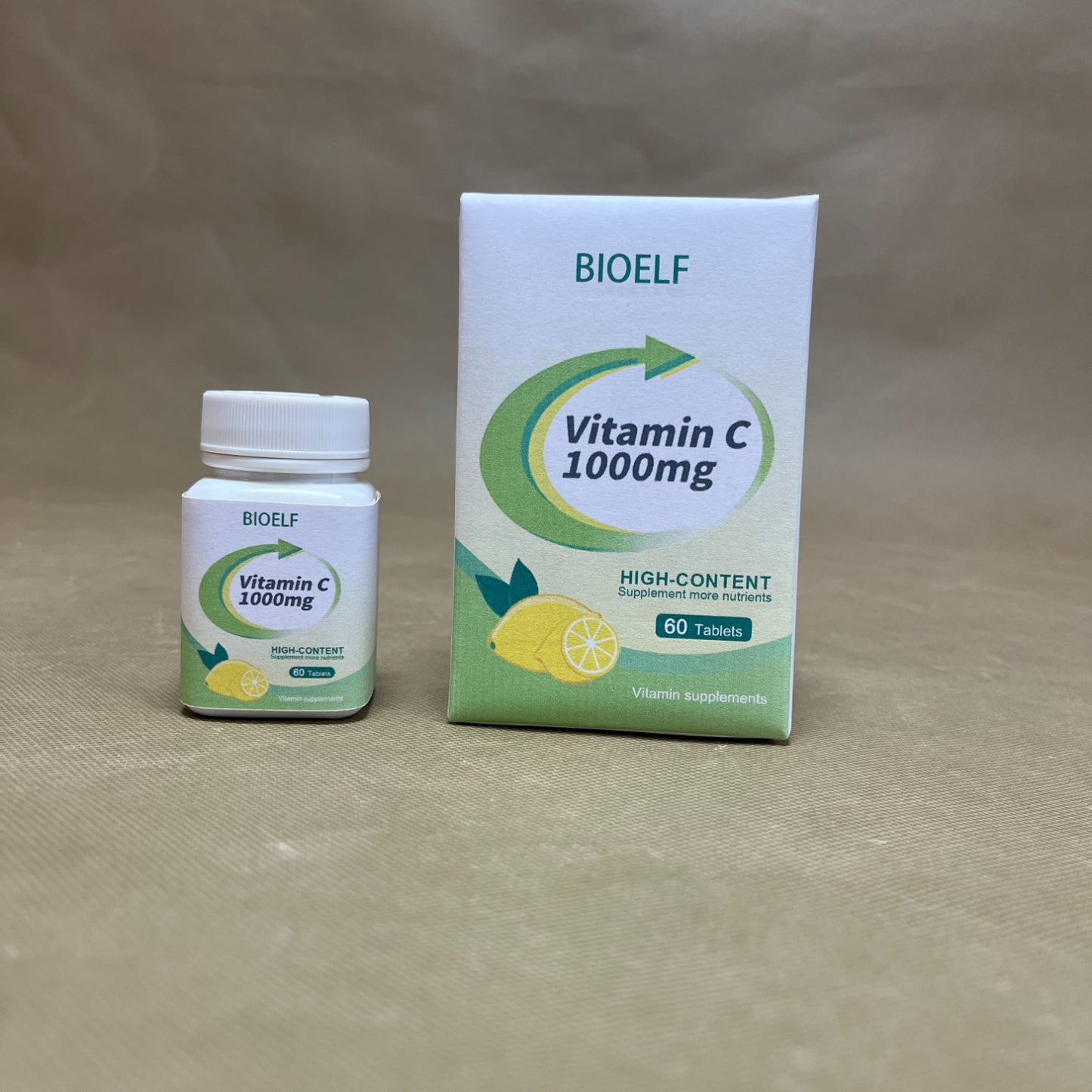BIOELF   Vitamin supplements, Immune Support, Vitamin Supplement, 1000mg, 60 Capsules