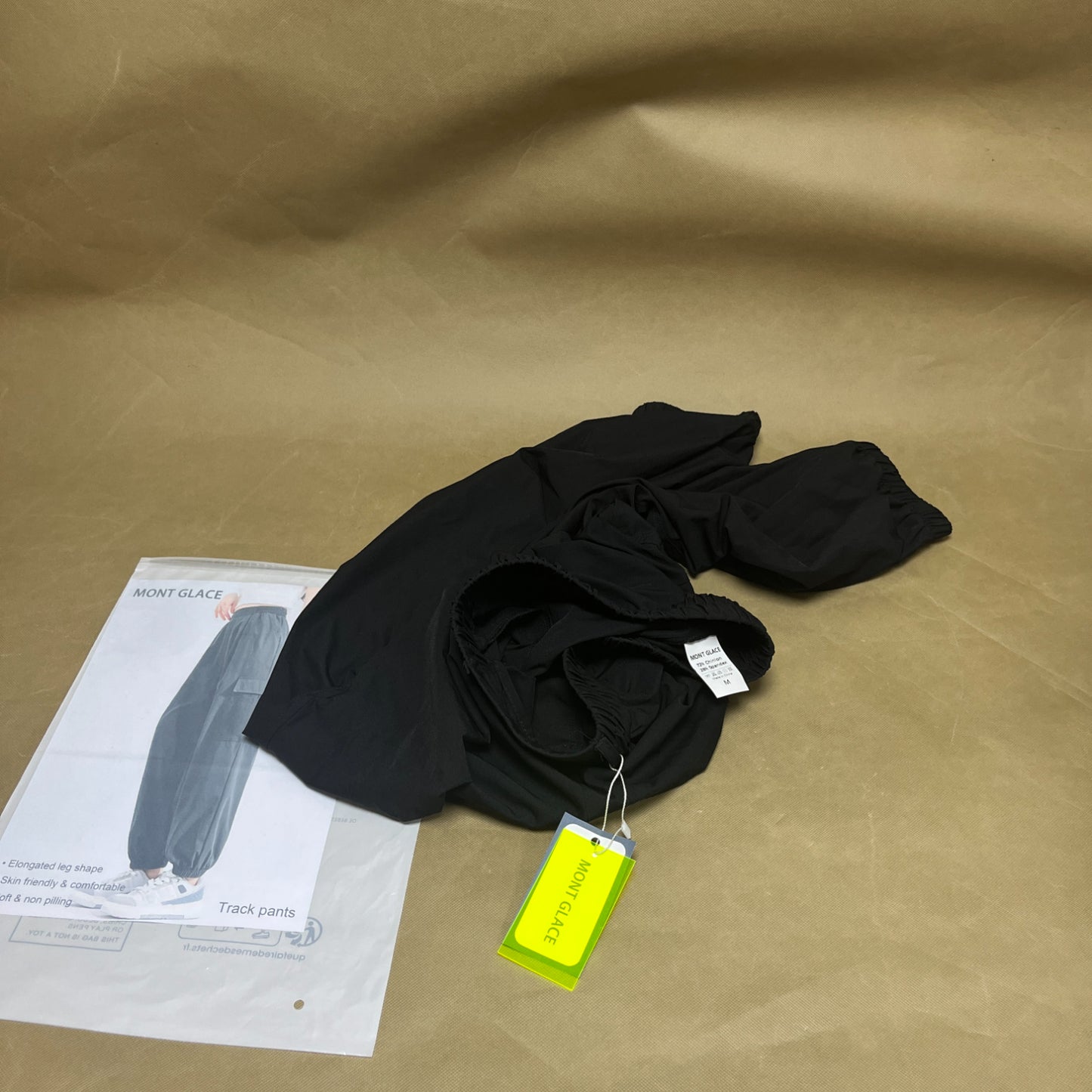 MONT GLACE  Track pants ,Women's Track Pants ,Baggy Elasitc Waist Relaxed Track Pant Trousers