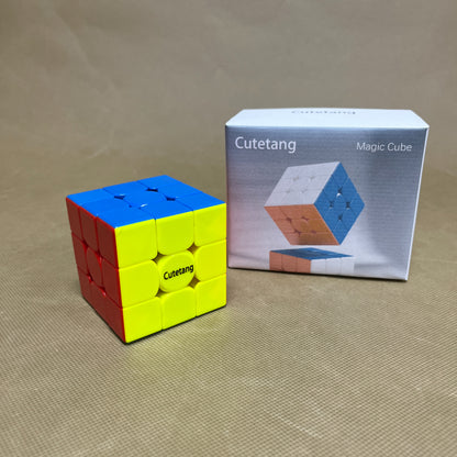 Cutetang  Speed Cube , 3x3 Speed Cube Stickerless Magic Cube 3x3x3 Puzzles Toys
