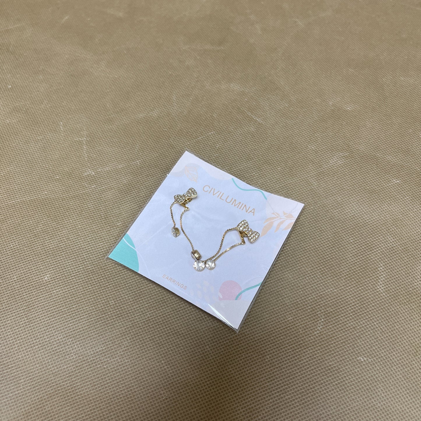 CIVILUMINA  Earrings,Gold Chain Studs Earrings for Women Trendy,Small Long Chain Earring Fashion Gold Jewelry for Women