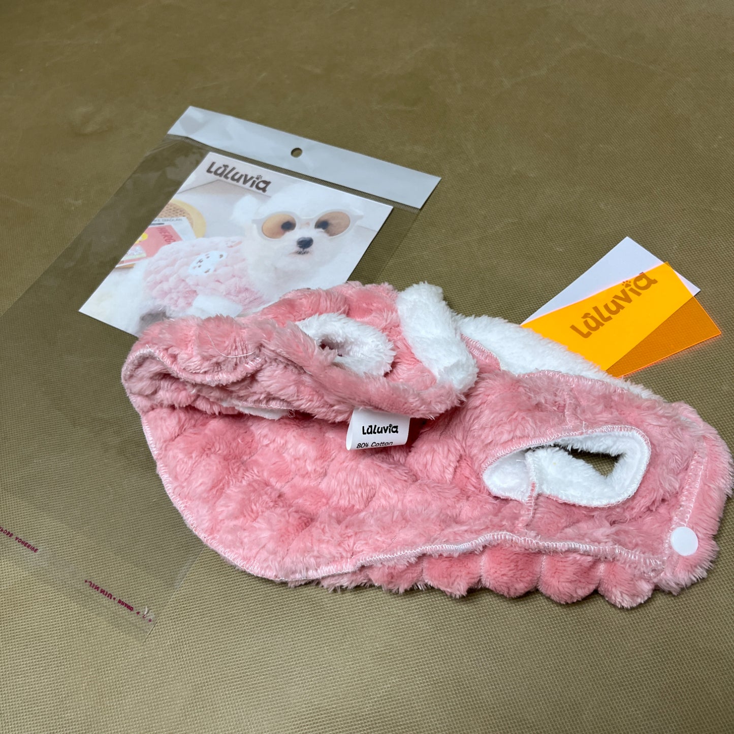 Luluvia  Pet clothing,  Ultra Soft and Warm Sweater Pet Coat for Winter Christmas