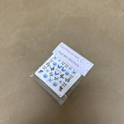 Muxi Press-on nails  Nail art stickers ,Nail Art Stickers,  Self-Adhesive  , DIY Nail Decoration