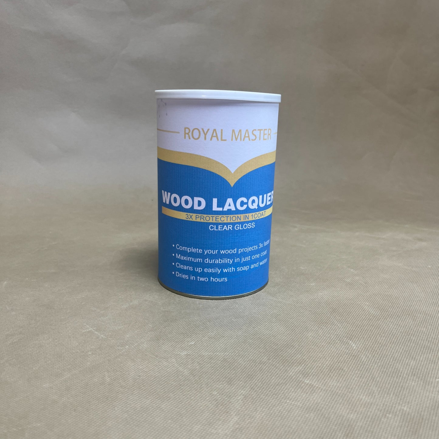 ROYAL MASTER  Wood lacquers, Clear Lacquer in Satin Finish , Premium,for Wood & Plastic - Self-Cross-Linking