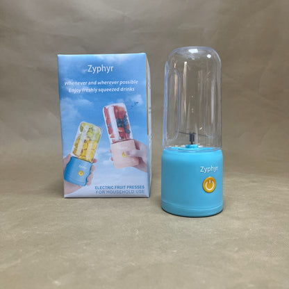 Zyphyr  Electric fruit presses for household use ,Portable Blender Smoothies Personal Blender , USB Rechargeable