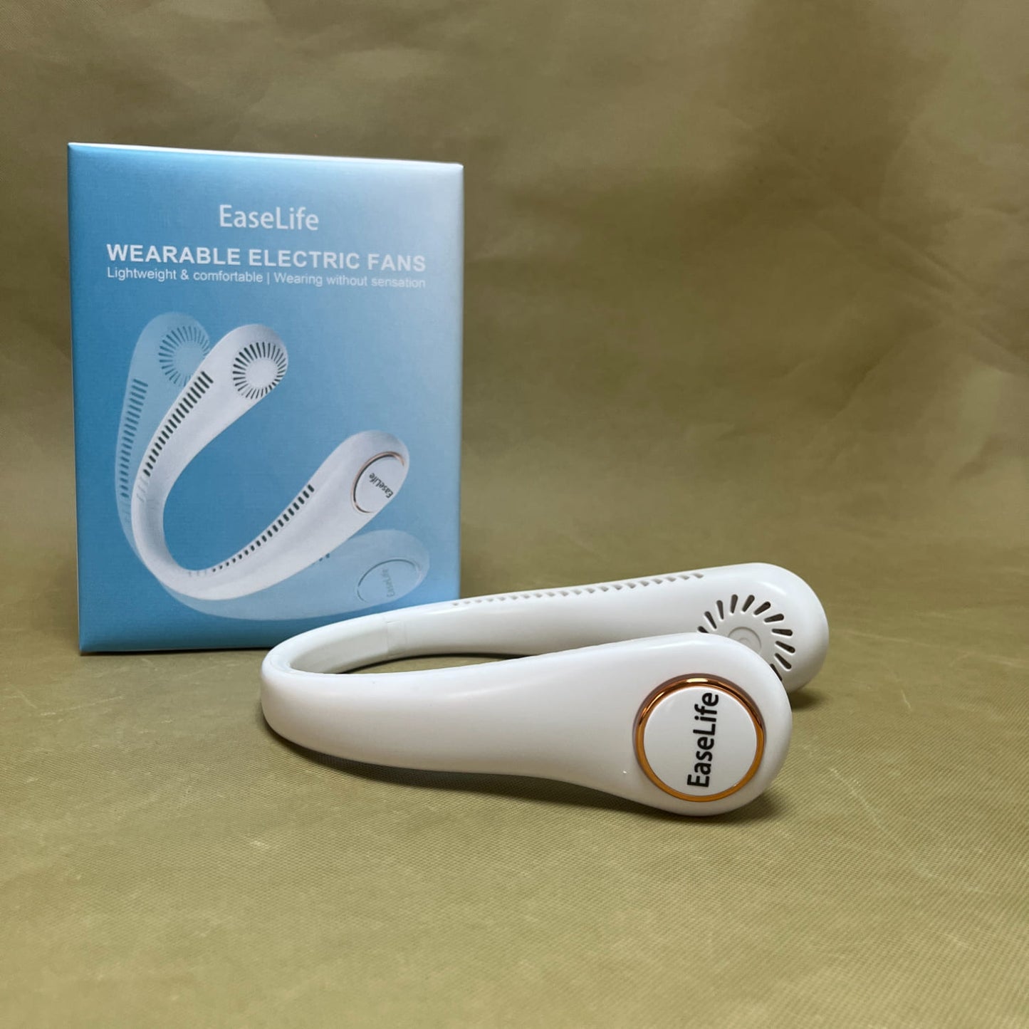 EaseLife   Wearable electric fans,Portable Neck Fan,Wearable Quiet Fan for Outdoor Indoor, USB Rechargeable
