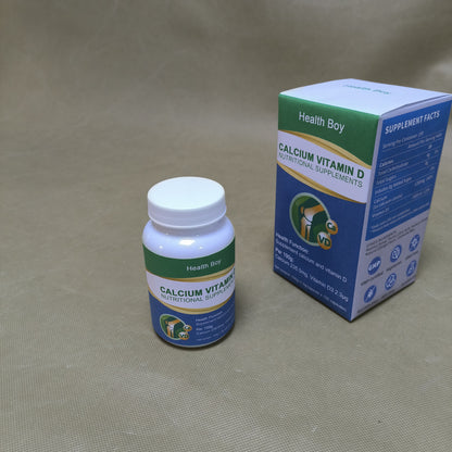 Health Boy Nutritional supplements,Calcium Supplement with Vitamin D3-235 mg Calcium per Serving with D3 for Best Absorption