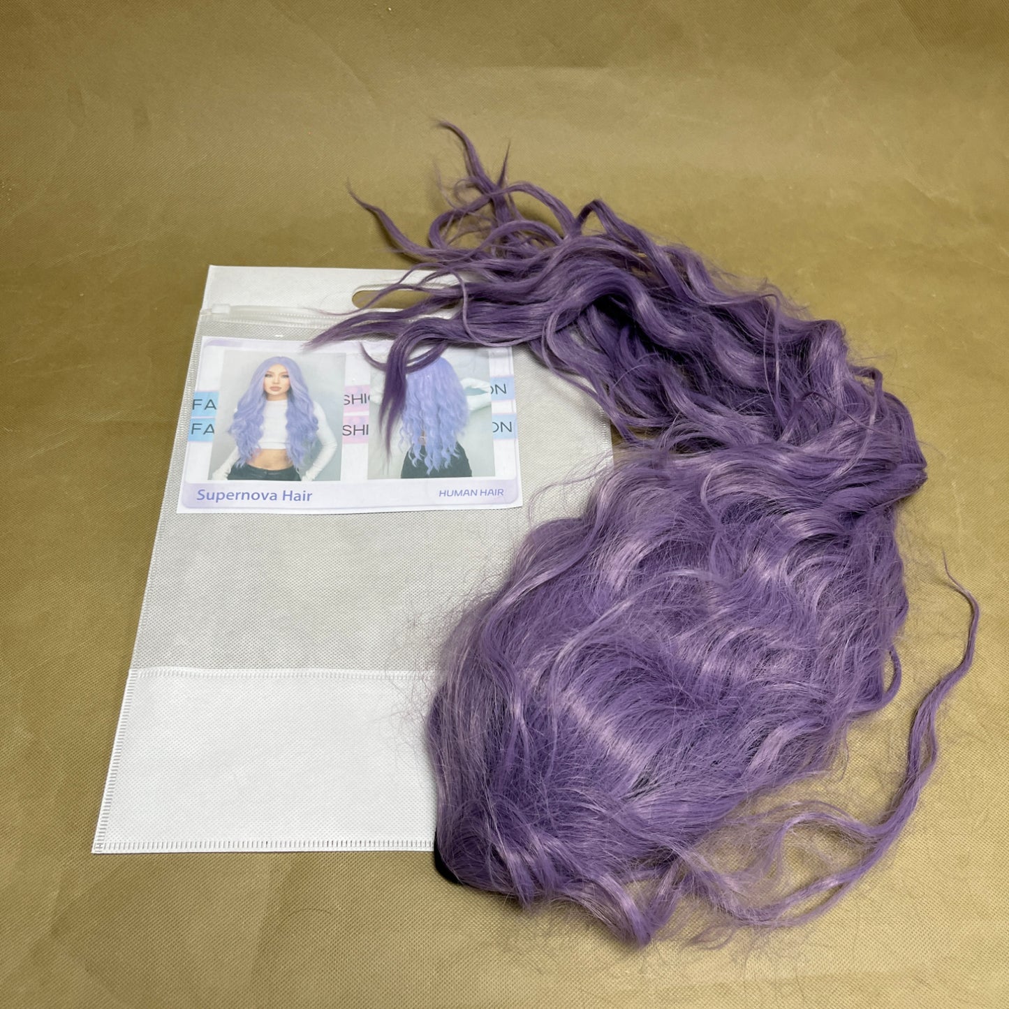 Supernova Hair    Human hair,Purple Lace Front Wigs with Baby Hair for Black Women Human Hair  Colored